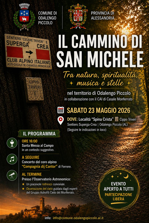 Inaugurazione tratto odalenghese del Cammino di San Michele